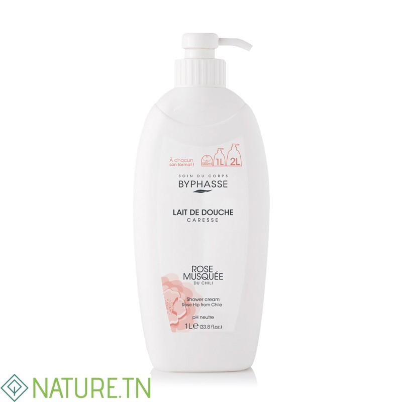 BYPHASSE CARESSE LAIT DE DOUCHE ROSE MUSQUEE 1L 3 BYPHASSE CARESSE LAIT DE DOUCHE ROSE MUSQUEE 1L