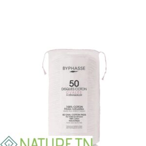 BYPHASSE COTON DEMAQUILLANT DISQUES OVALES 50 UNITES