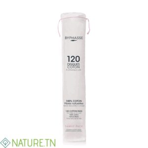 BYPHASSE COTON DEMAQUILLANTS 120 DISQUES