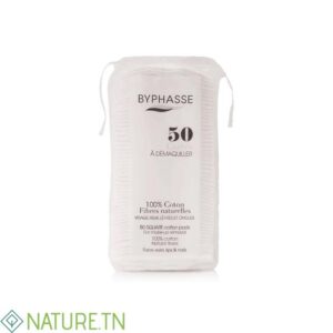 BYPHASSE COTONS DEMAQUILLANTS CARRES 50 UNITES