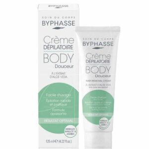 BYPHASSE CREME DEPILATOIRE ALOE VERA EFFET CALMANT 125ML