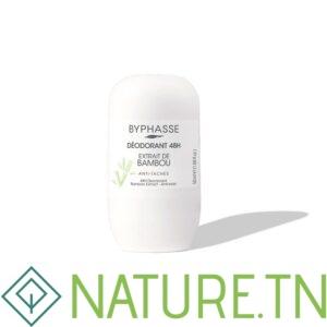 BYPHASSE DEODORANT ROLL ON ANTI TACHES BAMBOU 50ML