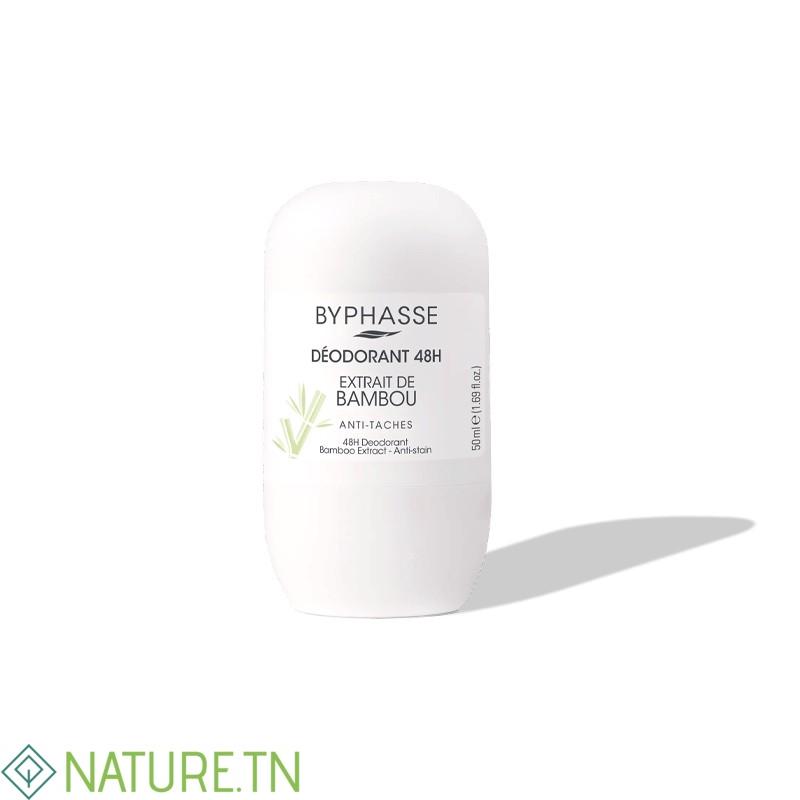 BYPHASSE DEODORANT ROLL ON ANTI TACHES BAMBOU 50ML 3 BYPHASSE DEODORANT ROLL ON ANTI TACHES BAMBOU 50ML