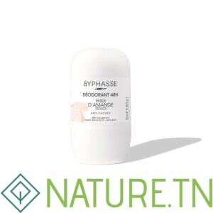 BYPHASSE DEODORANT ROLL ON ANTI TACHES HUILE D’AMANDE DOUCE 50ML