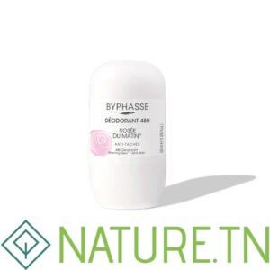 BYPHASSE DEODORANT ROLL ON ANTI TACHES ROSEE DE MATIN 50ML