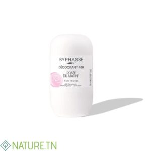 BYPHASSE DEODORANT ROLL ON ANTI TACHES ROSEE DE MATIN 50ML