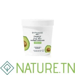BYPHASSE FAMILY MASQUE CAPILLAIRE AVOCAT CHEVEUX SECS 250ML