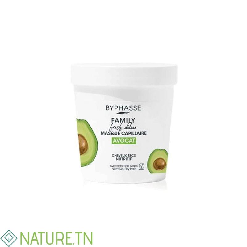 BYPHASSE FAMILY MASQUE CAPILLAIRE AVOCAT CHEVEUX SECS 250ML 2 BYPHASSE FAMILY MASQUE CAPILLAIRE AVOCAT CHEVEUX SECS 250ML 2