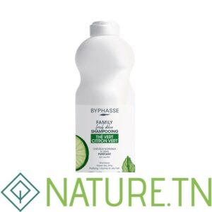 BYPHASSE FAMILY SHAMPOOING THE VERT CITRON VERT CHEVEUX GRAS 750ML