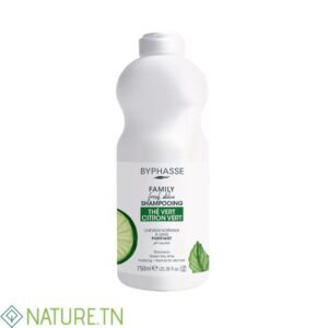 BYPHASSE FAMILY SHAMPOOING THE VERT CITRON VERT CHEVEUX GRAS 750ML