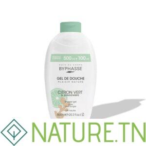 BYPHASSE GEL DE DOUCHE CITRON VERT & GINGEMBRE 600ML