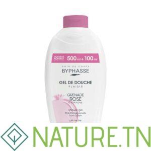 BYPHASSE GEL DE DOUCHE GRENADE ROSE 600ML