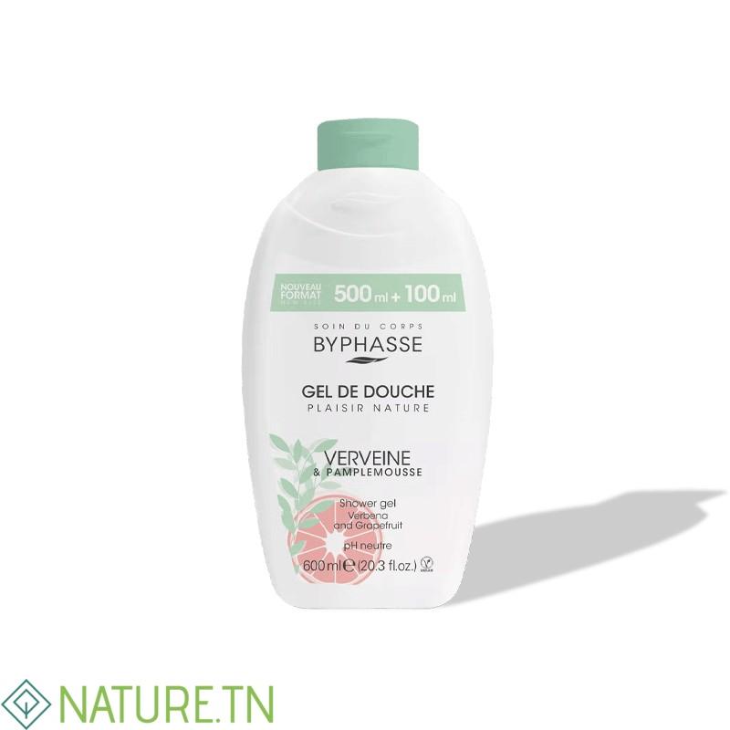 BYPHASSE GEL DE DOUCHE VERVEINE & PAMPLEMOUSSE 600ML 1
