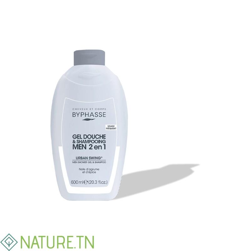 BYPHASSE GEL DOUCHE-SHAMPOOING 2 EN 1 URBAN SWING MEN 600ML 1 BYPHASSE GEL DOUCHE-SHAMPOOING 2 EN 1 URBAN SWING MEN 600ML 1