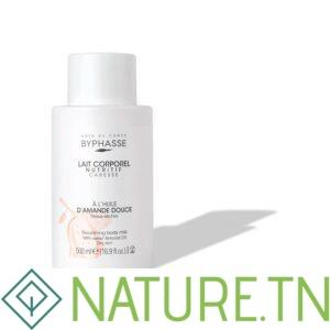 BYPHASSE LAIT CORPOREL NUTRITIF A L’HUILE D’AMANDE DOUCE 500ML