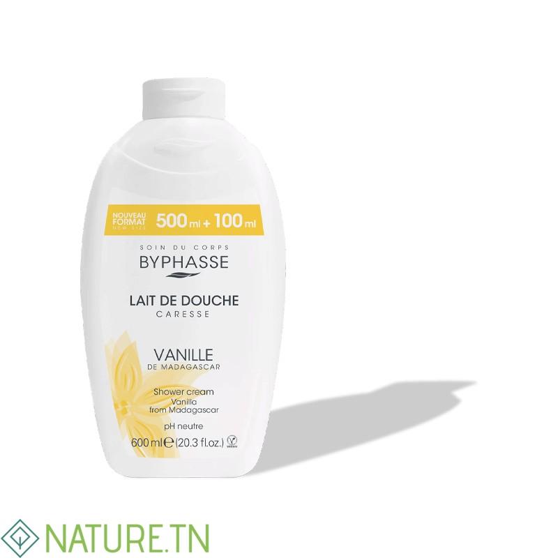 BYPHASSE LAIT DE DOUCHE CARESSE FLEUR DE VANILLE 600ML 1 BYPHASSE LAIT DE DOUCHE CARESSE FLEUR DE VANILLE 600ML 1