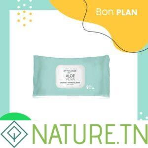 BYPHASSE LINGETTES DEMAQUILLANTES ALOE VERA 40 UNITES