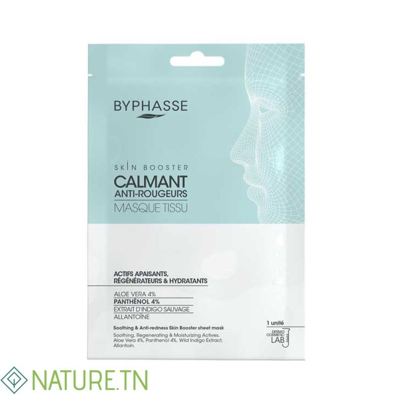 BYPHASSE MASQUE TISSU SKIN BOOSTER CALMANT ANTI-ROUGEURS 18ML 3 BYPHASSE MASQUE TISSU SKIN BOOSTER CALMANT ANTI-ROUGEURS 18ML