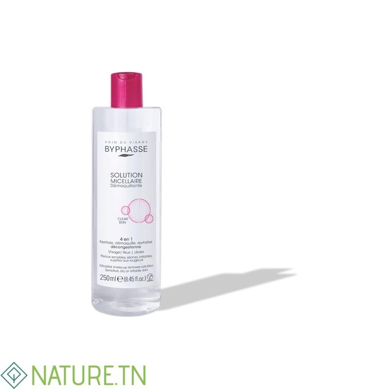 BYPHASSE SOLUTION MICELLAIRE DÉMAQUILLANTE 250ML 3 BYPHASSE SOLUTION MICELLAIRE DÉMAQUILLANTE 250ML