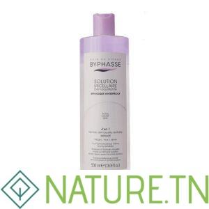 BYPHASSE SOLUTION MICELLAIRE DEMAQUILLANTE 4 EN 1 BIPHASIQUE WATERPROOF 500ML