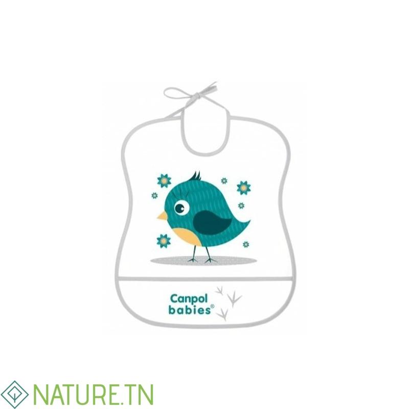 CANPOL BABIES BAVOIR IMPERMEABLE AVEC POCHE ANIMALS 2/919 1 CANPOL BABIES BAVOIR IMPERMEABLE AVEC POCHE ANIMALS 2/919 1