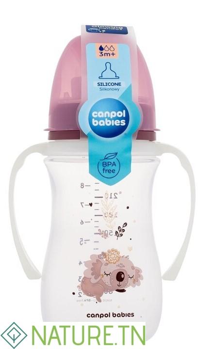CANPOL BABIES BIBERON ANTI COLIQUE 240ML 3M+ 35/237 2 CANPOL BABIES BIBERON ANTI COLIQUE 240ML 3M+ 35/237 2