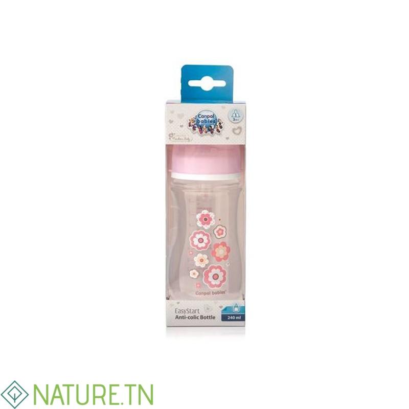CANPOL BABIES BIBERON ANTI COLIQUE 240ML TETINE 3M+ 35/217 3 CANPOL BABIES BIBERON ANTI COLIQUE 240ML TETINE 3M+ 35/217