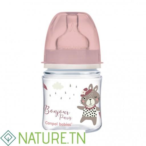 CANPOL BABIES BIBERON ANTICOLIQUE COL LARGE BONJOUR PARIS 120ML PP 35/231 3 CANPOL BABIES BIBERON ANTICOLIQUE COL LARGE BONJOUR PARIS 120ML PP 35/231