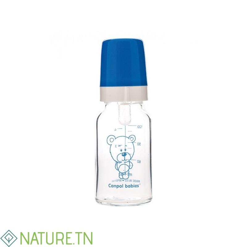CANPOL BABIES BIBERON VERRE 120ML TETINE SILICONE 3M+ 42/202 3 CANPOL BABIES BIBERON VERRE 120ML TETINE SILICONE 3M+ 42/202