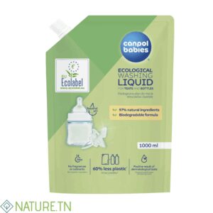 CANPOL BABIES LIQUIDE DE NETTOYAGE ÉCOLOGIQUE POUR BIBERONS ET TETINES 1000ML 1/501
