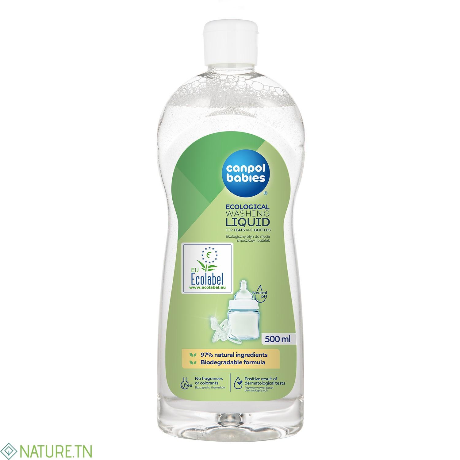 CANPOL BABIES LIQUIDE DE RINCAGE POUR TETINES ET BIBERONS 500 ML 1/500 1