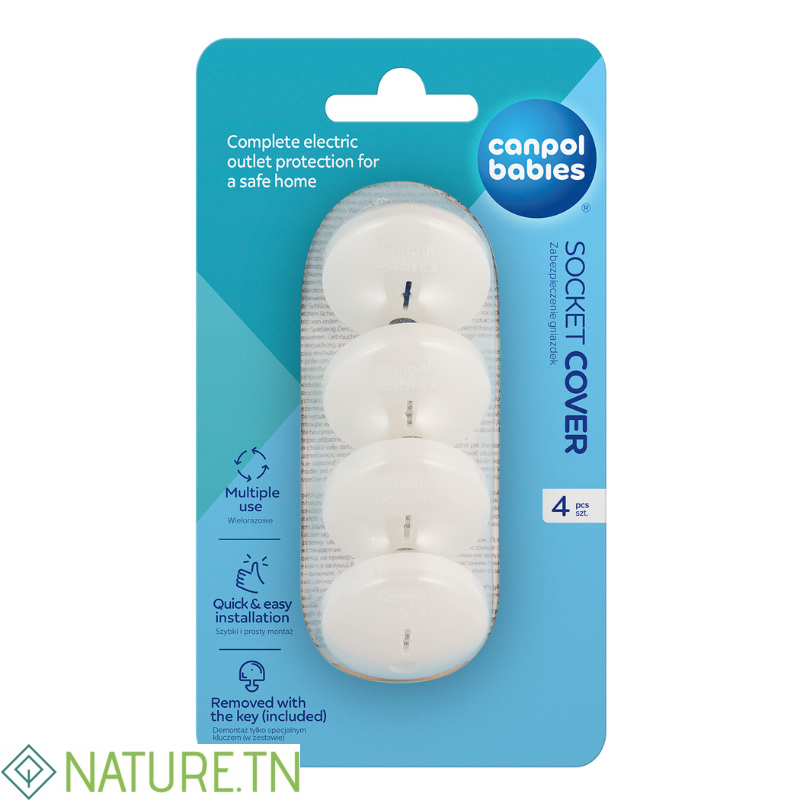 CANPOL BABIES PROTECTIONS POUR PRISES 4 PCS 13/100 1 CANPOL BABIES PROTECTIONS POUR PRISES 4 PCS 13/100 1