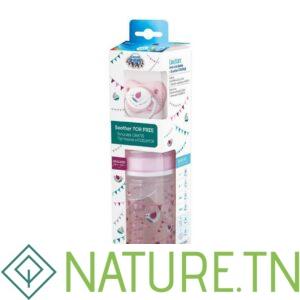 CANPOL BABIES SET CELEBRATE BIBERON PP COL LARGE 240ML+ SUCETTE ORTHODONTIQUE