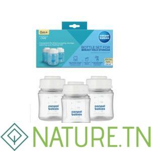 CANPOL BABIES SET DE 3 BOUTEILLES DE CONSERVATION DE LAIT MATERNEL 120ML 35/235