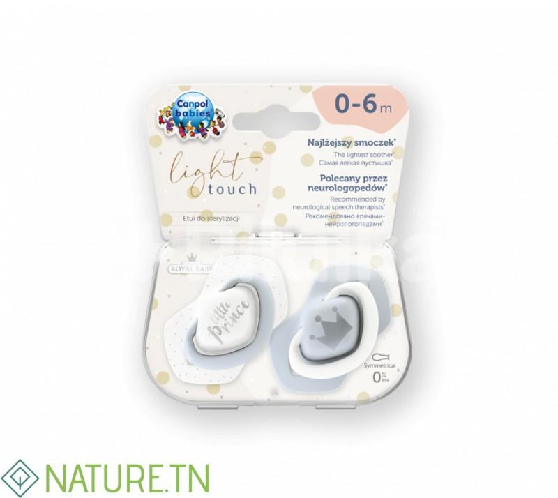 CANPOL BABIES SUCETTE UNIVERSELLE 0-6M ROYAL BABY 22/650 1