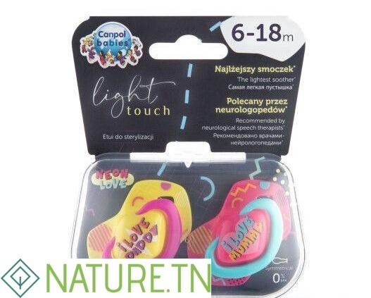 CANPOL BABIES SUCETTE UNIVERSELLE 6-18M NEON LOVE 22/653 1 CANPOL BABIES SUCETTE UNIVERSELLE 6-18M NEON LOVE 22/653 1