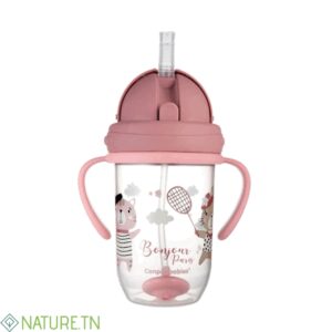 CANPOL BABIES TASSE ANTI ECLABOUSSURE AVEC PAILLE 270ML 56/607