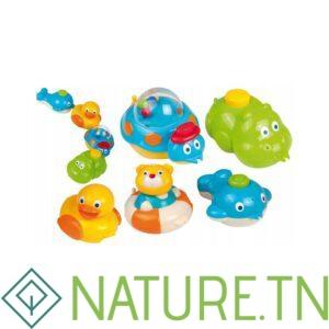 CANPOL SET DE 5 JOUETS DE BAIN EN PLASTIQUES