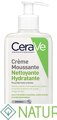 CERAVE CREME MOUSSANTE NETTOYANTE HYDRATANTE 236ML 3 CERAVE CREME MOUSSANTE NETTOYANTE HYDRATANTE 236ML