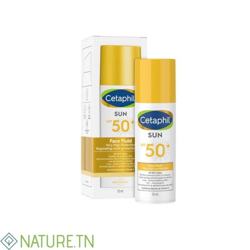 CETAPHIL SUN FACE FLUID INVISIBLE SPF50+ 50ML 3 CETAPHIL SUN FACE FLUID INVISIBLE SPF50+ 50ML