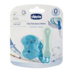 CHICCO ATTACHE SUCETTE CHAINE BLEU
