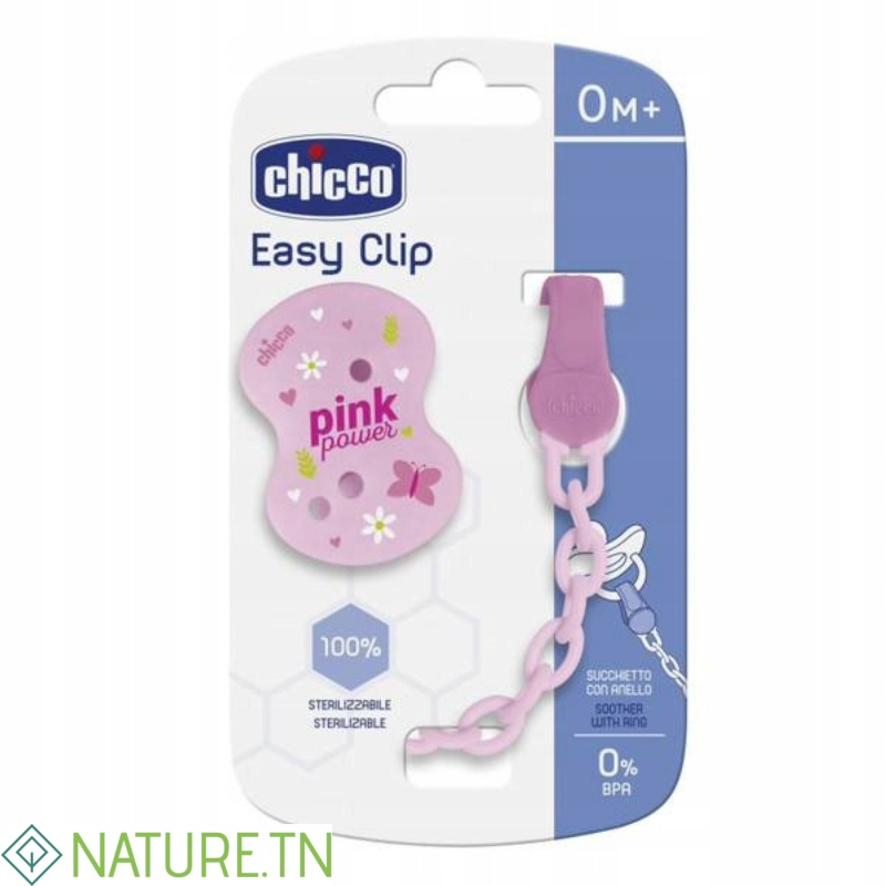 CHICCO ATTACHE SUCETTE EASY CLIP 0M+ REF 00-2129 3 CHICCO ATTACHE SUCETTE EASY CLIP 0M+ REF 00-2129