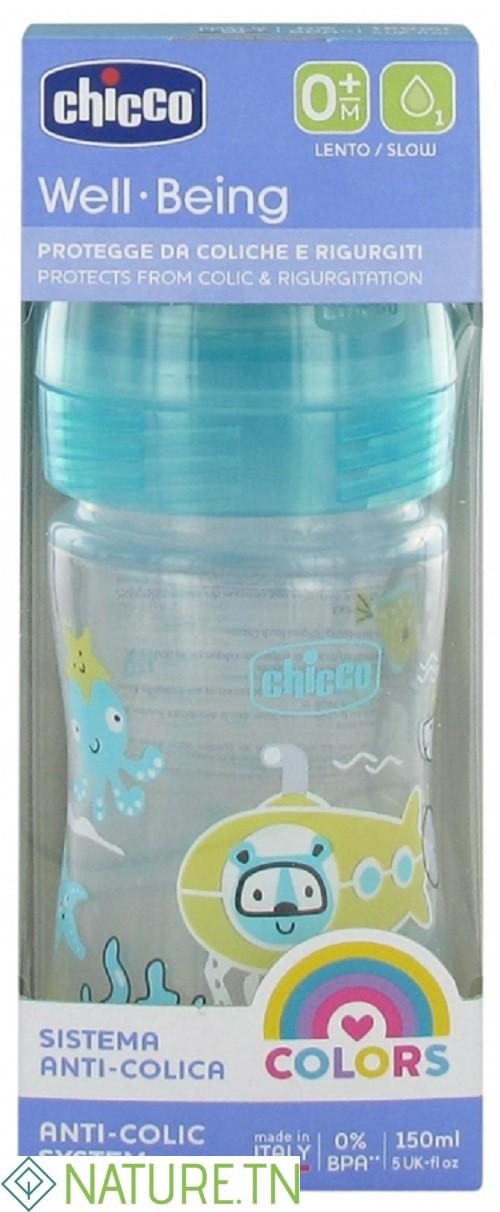 CHICCO BIBERON WELL-BEING EN POLYPROPYLÈNE 150 ML 3 CHICCO BIBERON WELL-BEING EN POLYPROPYLÈNE 150 ML