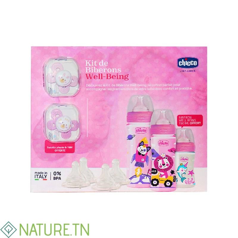 CHICCO COFFRET BIBERONS WELL BEING 7 ARTICLES 1 CHICCO COFFRET BIBERONS WELL BEING 7 ARTICLES 1