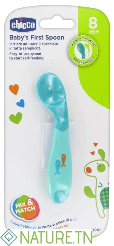 CHICCO CUILLERE SILICONE 8M+ 3 CHICCO CUILLERE SILICONE 8M+