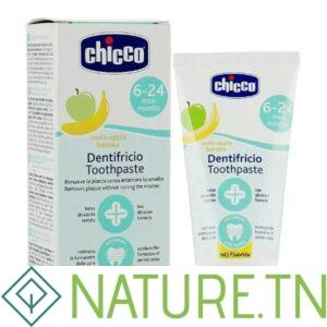 CHICCO DENTIFRICE SAVEUR POMME ET BANANE 6 MOIS+ 50ML