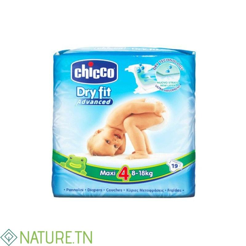 CHICCO DRY FIT COUCHE MAXI 8-18KG 19 PIECES 2 CHICCO DRY FIT COUCHE MAXI 8-18KG 19 PIECES 2