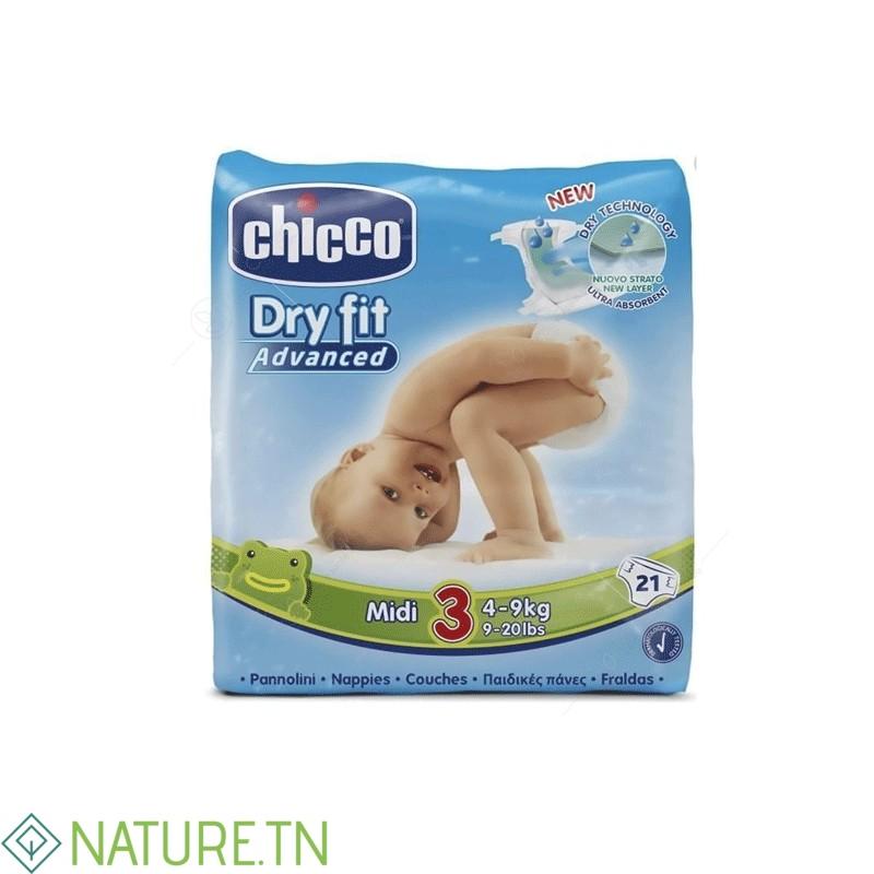 CHICCO DRY FIT COUCHE MEDIUM 4-9KG 21 PIECES 1