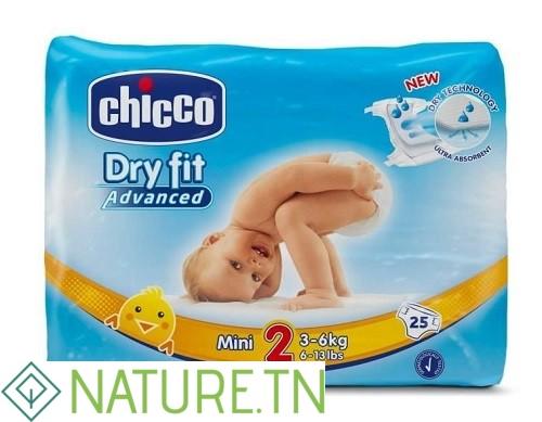 CHICCO DRY FIT COUCHE MINI 3-6KG 25 PIECES 1