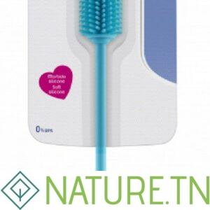 CHICCO GOUPILLON EN SILICONE BLEU